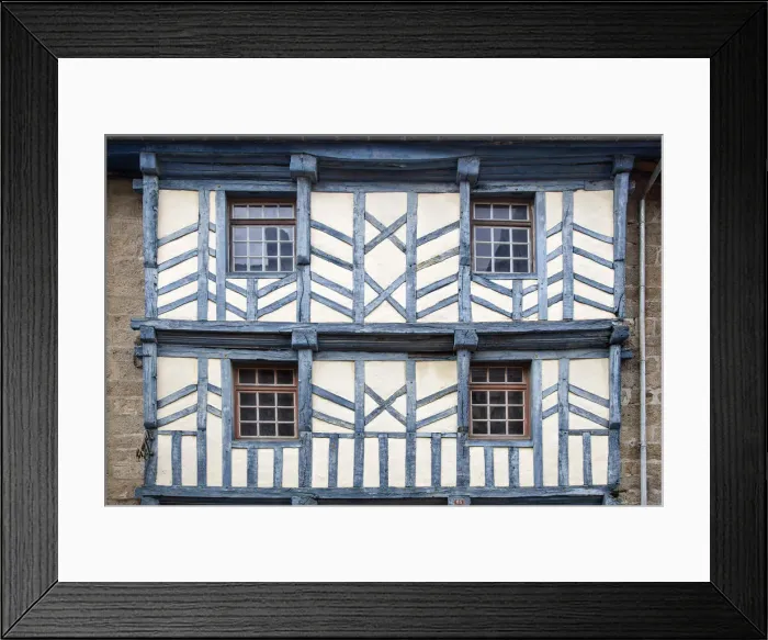 Framed Print : Brittany, France, Tra guier. Brittany architectural details, windows Tra guier village Framed Print : Brittany, France, Tra guier. Brittany architectural details, windows Tra guier village