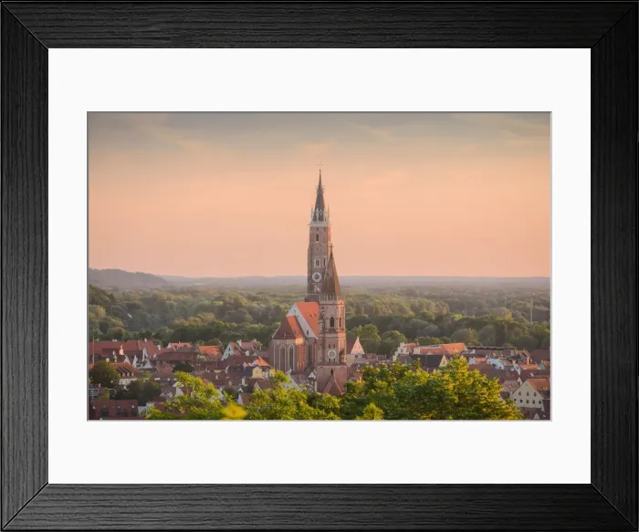 Framed Print : Saint Martins Church at dusk, Landshut, Lower Bavaria, Bavaria, Germany, Europe Framed Print : Saint Martins Church at dusk, Landshut, Lower Bavaria, Bavaria, Germany, Europe