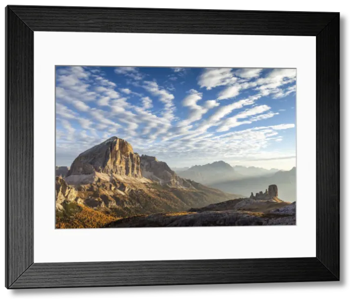 Framed Print : Italy, Veneto, Belluno district, Cortina d Ampezzo, the south wall of Tofana di Rozes Framed Print : Italy, Veneto, Belluno district, Cortina d Ampezzo, the south wall of Tofana di Rozes