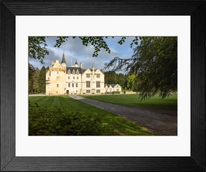 Framed Print : Brodie Castle, Brodie village, Forres, Scotland, UK