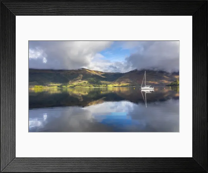 Framed Print : Loch Leven, Glencoe, Highland, Scotland, UK