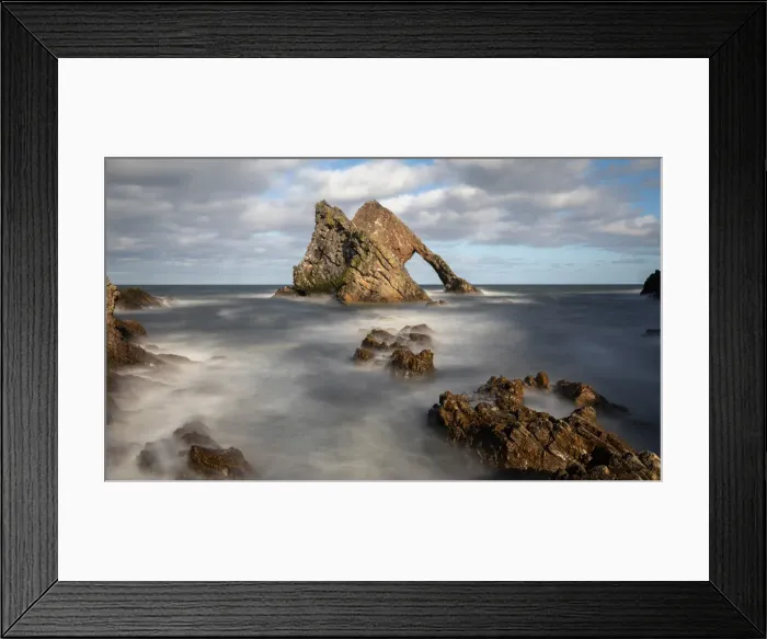 Framed Print : Bow Fiddle Rock, Portknockie, Moray, Buckie, Scotland, UK Framed Print : Bow Fiddle Rock, Portknockie, Moray, Buckie, Scotland, UK