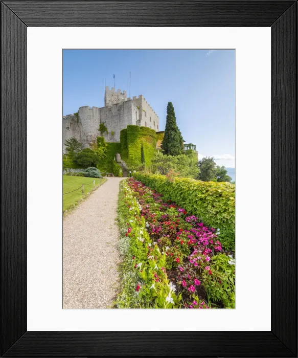 Framed Print : Duino castle, Duino, province of Trieste, Friuli Venezia Giulia, Italy Framed Print : Duino castle, Duino, province of Trieste, Friuli Venezia Giulia, Italy