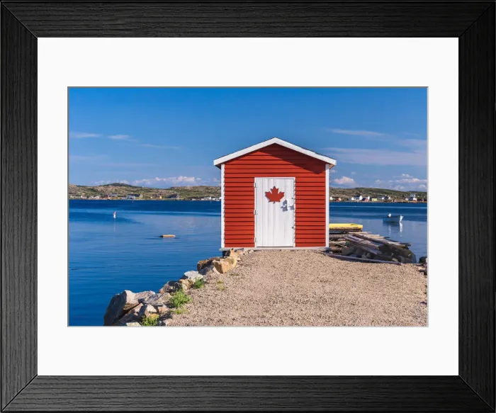 Framed Print : Traditional home of Joe Batts Arm, Fogo Island, Newfoundland and Labrador, Canada Framed Print : Traditional home of Joe Batts Arm, Fogo Island, Newfoundland and Labrador, Canada