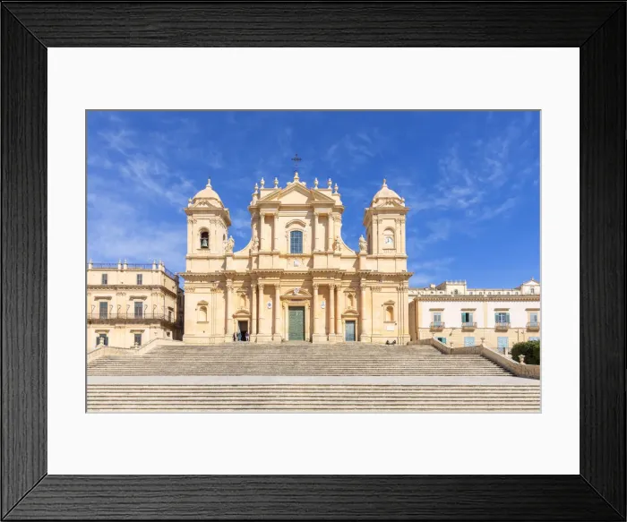 Framed Print : Baroque St nicholas church cathedral of Noto, Siracusa province, Sicily, Italy Framed Print : Baroque St nicholas church cathedral of Noto, Siracusa province, Sicily, Italy