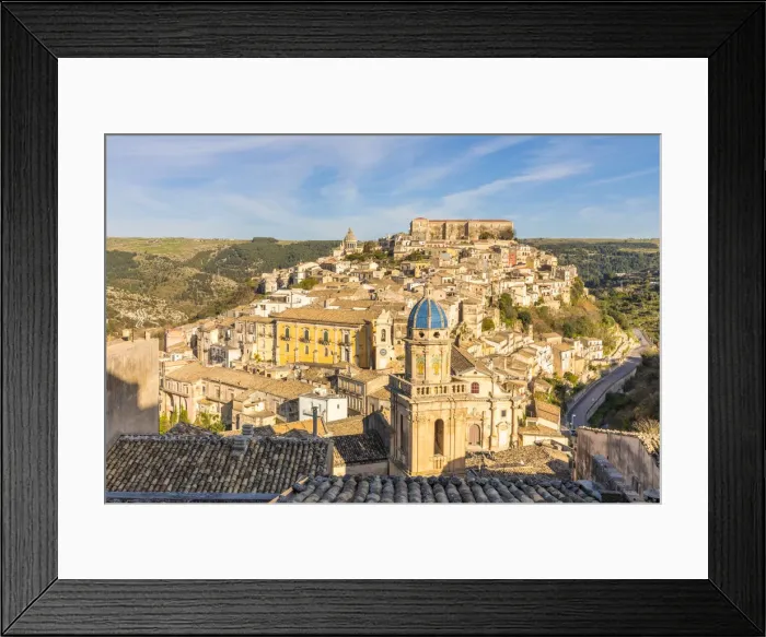 Framed Print : Elevated view of the church of Santa Maria dell Itria Framed Print : Elevated view of the church of Santa Maria dell Itria