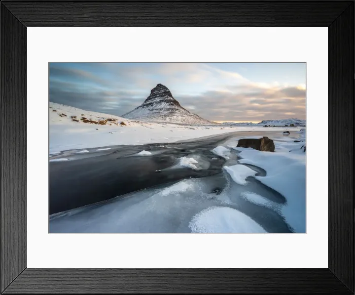 Framed Print : Kirkjufell at sunrise, Grundarfjorður, Snaefellsnes peninsula, Vesturland region, Iceland, Northern Europe Framed Print : Kirkjufell at sunrise, Grundarfjorður, Snaefellsnes peninsula, Vesturland region, Iceland, Northern Europe