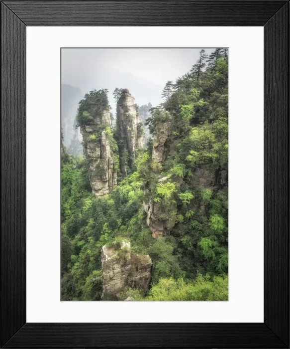 Framed Print : the steep cliffs of Yellow Stone Village, zhangjiajie national forest park, Hunan, China Framed Print : the steep cliffs of Yellow Stone Village, zhangjiajie national forest park, Hunan, China