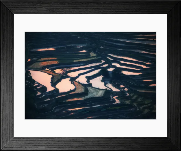 Framed Print : Bada rice terraces in yuanyang rice terraces area, Yunnan, Southern China, China Framed Print : Bada rice terraces in yuanyang rice terraces area, Yunnan, Southern China, China