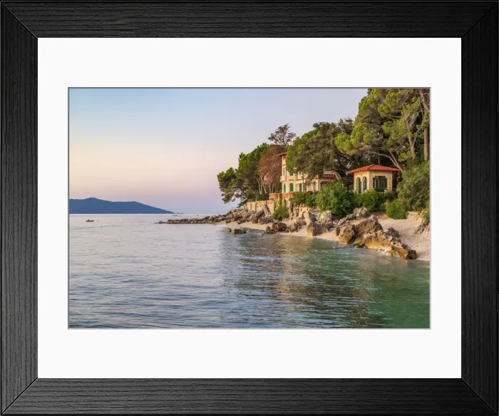 Framed Print : Moscenicka Draga, tourist destination, Kvarner Bay, Opatija riviera, Adriatic Sea Framed Print : Moscenicka Draga, tourist destination, Kvarner Bay, Opatija riviera, Adriatic Sea