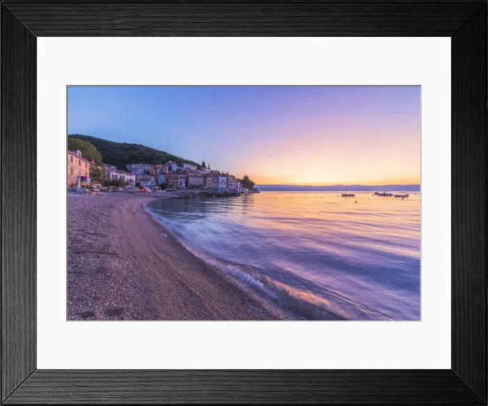 Framed Print : Moscenicka Draga, morning light, Kvarner Bay, Opatija riviera, Adriatic Sea, Croatia Framed Print : Moscenicka Draga, morning light, Kvarner Bay, Opatija riviera, Adriatic Sea, Croatia