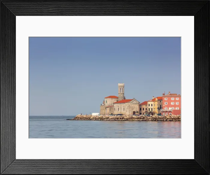 Framed Print : Church of St. Klement and the Punta Lighthouse, Piran, Primorska, Istria, Adriatic Coast Framed Print : Church of St. Klement and the Punta Lighthouse, Piran, Primorska, Istria, Adriatic Coast