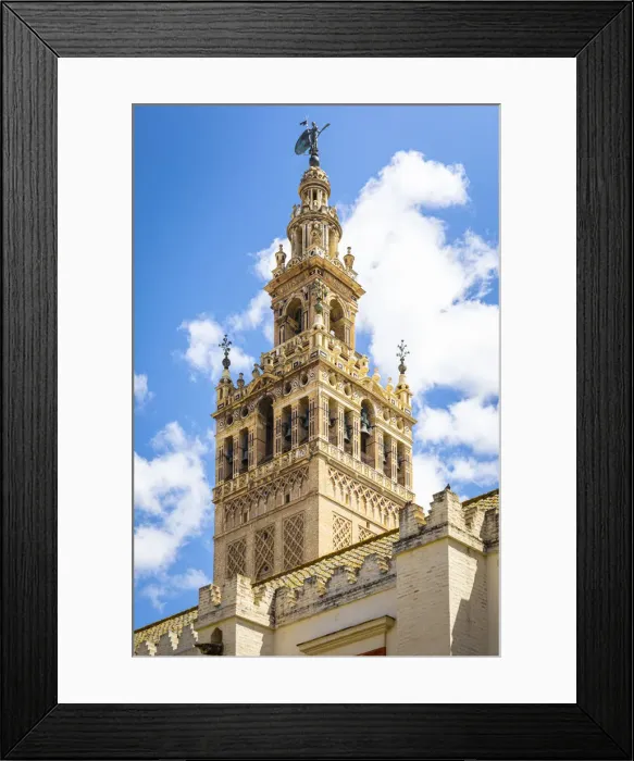 Framed Print : Seville cathedral - Giralda tower. Seville, Andalucia, Spain Framed Print : Seville cathedral - Giralda tower. Seville, Andalucia, Spain