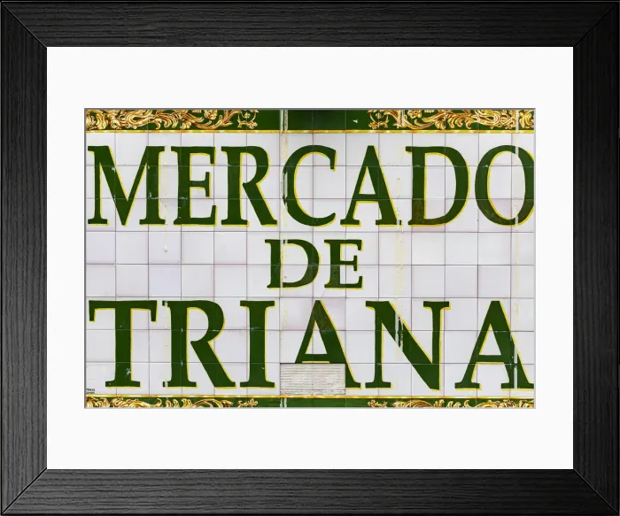 Framed Print : Triana neighbourhood, Seville, Andalucia, Spain Framed Print : Triana neighbourhood, Seville, Andalucia, Spain