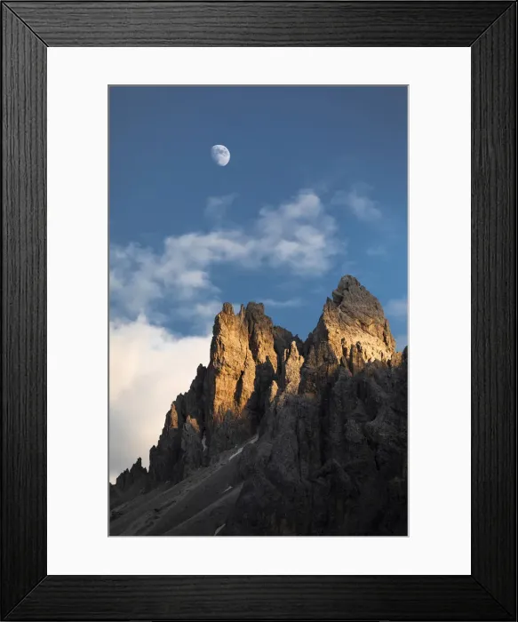 Framed Print : Detail of Cadini di Misurina mountain group, Miosurina, Belluno Province, Dolomites