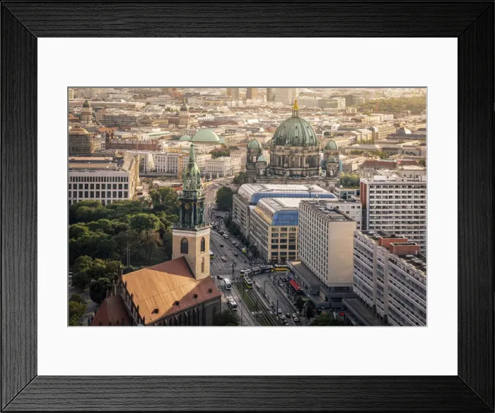 Framed Print : BErliner Dom and Alexanderplatz, Mitte, Berlin, Germany Framed Print : BErliner Dom and Alexanderplatz, Mitte, Berlin, Germany