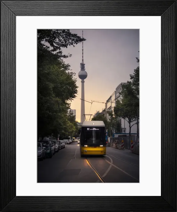 Framed Print : Fernsehturm tower, Mitte, Berlin, Germany Framed Print : Fernsehturm tower, Mitte, Berlin, Germany