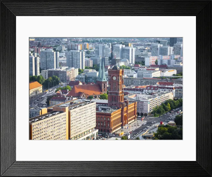 Framed Print : Berlin Rathaus, Alexanderplatz, Berlin, Germany Framed Print : Berlin Rathaus, Alexanderplatz, Berlin, Germany