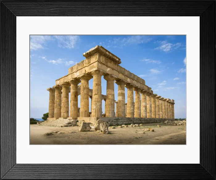 Framed Print : Selinunte archaeological park, Selinunte, Mazara del Vallo, Sicily, Italy Framed Print : Selinunte archaeological park, Selinunte, Mazara del Vallo, Sicily, Italy