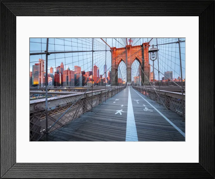 Framed Print : Brooklyn Bridge, Manhattan, New York, USA Framed Print : Brooklyn Bridge, Manhattan, New York, USA