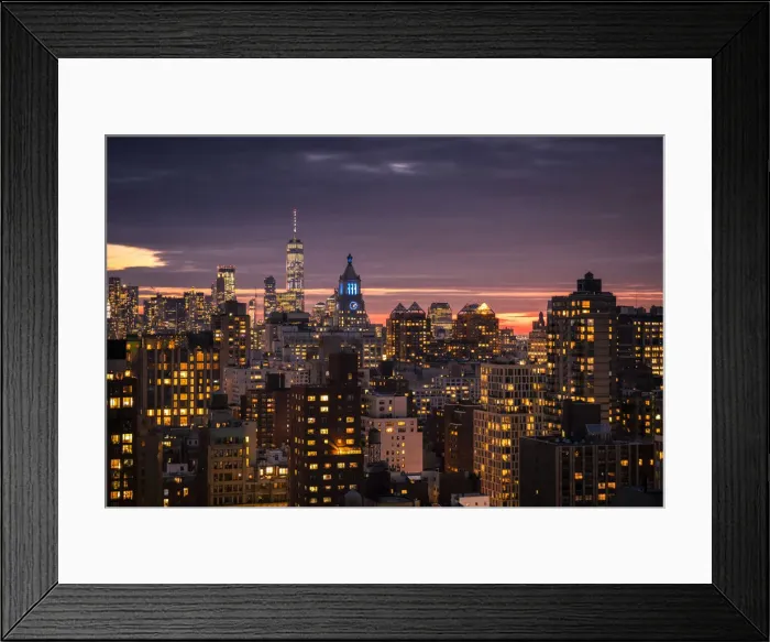 Framed Print : High view of Manhattan Midtown, New York City Framed Print : High view of Manhattan Midtown, New York City