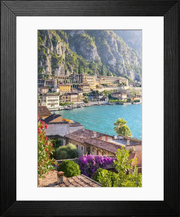 Framed Print : Limone sul garda, Garda Lake, Brescia province, Lombardy, Italy Framed Print : Limone sul garda, Garda Lake, Brescia province, Lombardy, Italy