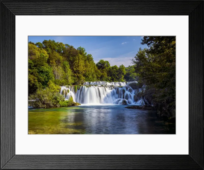 Framed Print : Skradinski Buk Waterfall, Krka National Park, Sibenik, Dalmatia, Croatia, Europe Framed Print : Skradinski Buk Waterfall, Krka National Park, Sibenik, Dalmatia, Croatia, Europe