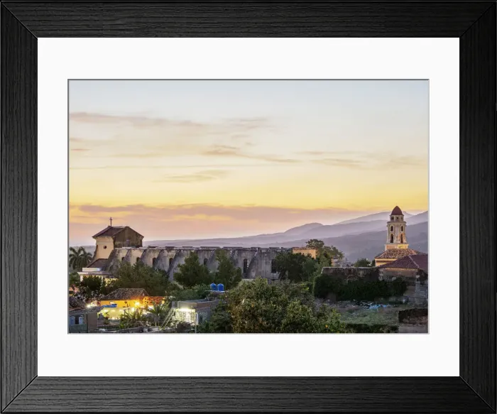 Framed Print : Townscape with Santisima Trinidad Cathedral and San Francisco Convent Church Tower Framed Print : Townscape with Santisima Trinidad Cathedral and San Francisco Convent Church Tower