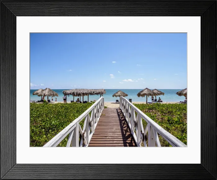 Framed Print : Wooden Jetty at Playa Ancon, Trinidad, Sancti Spiritus Province, Cuba Framed Print : Wooden Jetty at Playa Ancon, Trinidad, Sancti Spiritus Province, Cuba