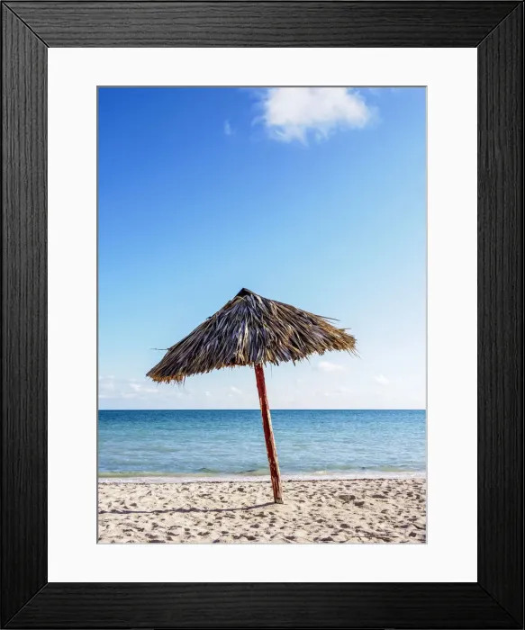 Framed Print : Playa Ancon, Trinidad, Sancti Spiritus Province, Cuba