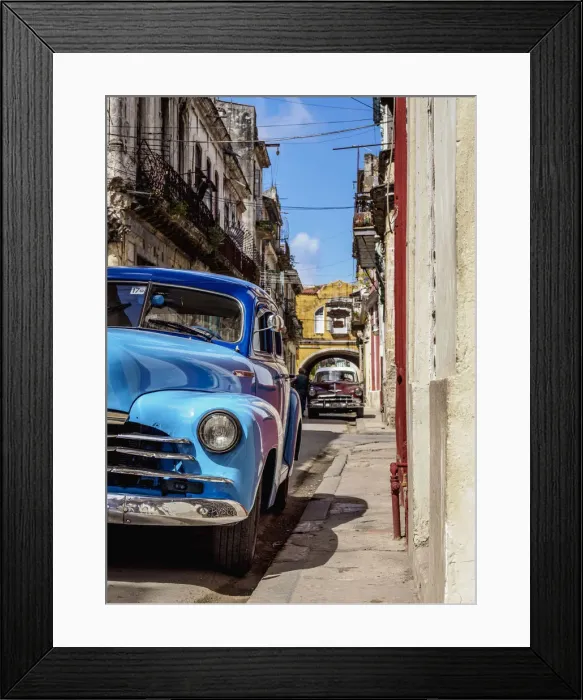 Framed Print : Vintage car at the street of La Habana Vieja, Havana, La Habana Province, Cuba Framed Print : Vintage car at the street of La Habana Vieja, Havana, La Habana Province, Cuba