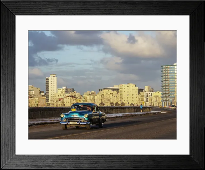 Framed Print : El Malecon at sunset, Havana, La Habana Province, Cuba Framed Print : El Malecon at sunset, Havana, La Habana Province, Cuba