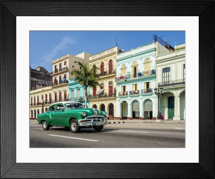 Framed Print : Vintage car at Paseo del Prado or Paseo de Marti, Havana, La Habana Province, Cuba Framed Print : Vintage car at Paseo del Prado or Paseo de Marti, Havana, La Habana Province, Cuba