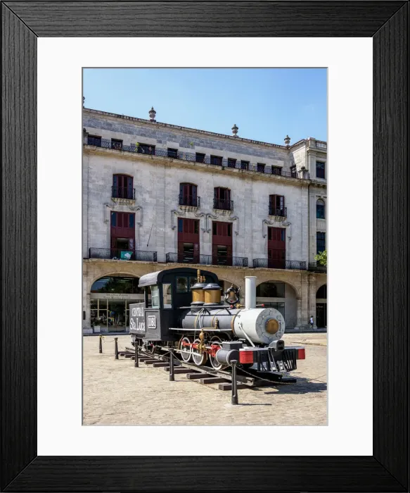 Framed Print : Steam Locomotive at La Habana Vieja, Havana, La Habana Province, Cuba Framed Print : Steam Locomotive at La Habana Vieja, Havana, La Habana Province, Cuba