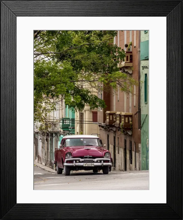 Framed Print : Vintage car at Neptuno Street, Centro Habana, Havana, La Habana Province, Cuba Framed Print : Vintage car at Neptuno Street, Centro Habana, Havana, La Habana Province, Cuba