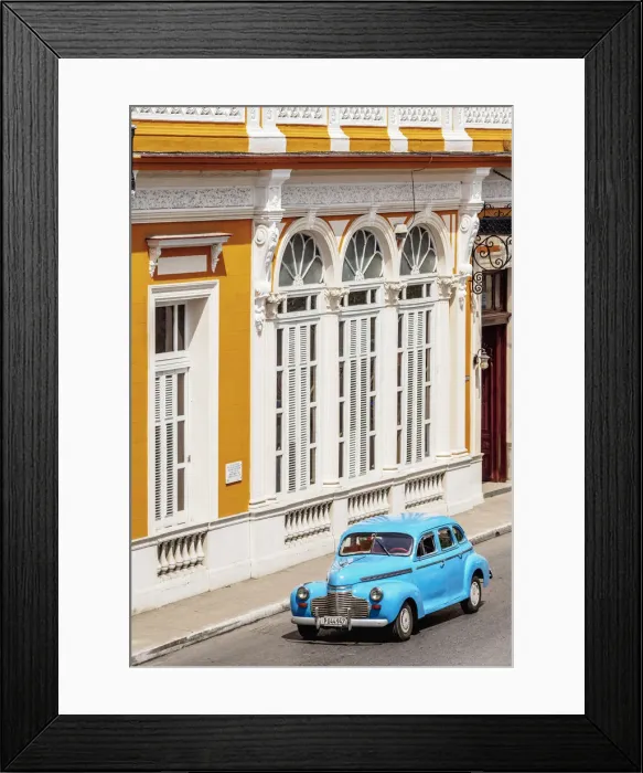 Framed Print : Vintage car at Libertad Square, elevated view, Matanzas, Matanzas Province, Cuba Framed Print : Vintage car at Libertad Square, elevated view, Matanzas, Matanzas Province, Cuba