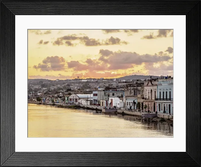 Framed Print : San Juan River at sunset, elevated view, Matanzas, Matanzas Province, Cuba Framed Print : San Juan River at sunset, elevated view, Matanzas, Matanzas Province, Cuba