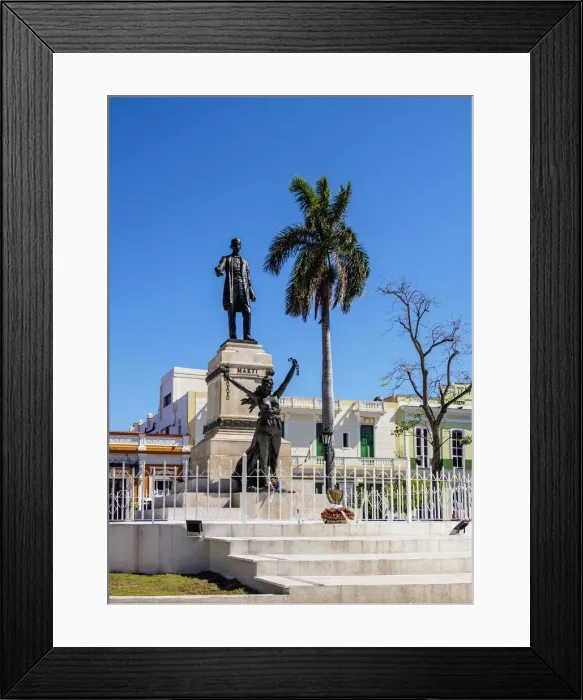 Framed Print : Jose Marti Statue, Libertad Square, Matanzas, Matanzas Province, Cuba Framed Print : Jose Marti Statue, Libertad Square, Matanzas, Matanzas Province, Cuba