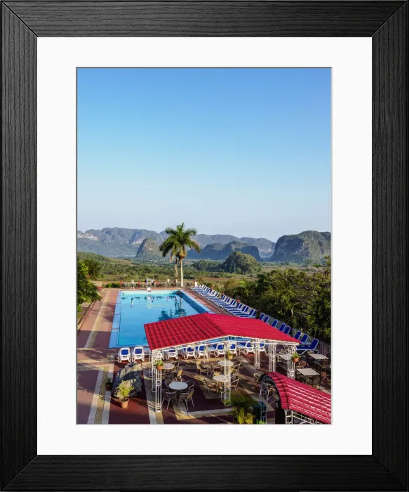 Framed Print : Horizontes Los Jazmines Hotel, Vinales Valley, UNESCO World Heritage Site Framed Print : Horizontes Los Jazmines Hotel, Vinales Valley, UNESCO World Heritage Site