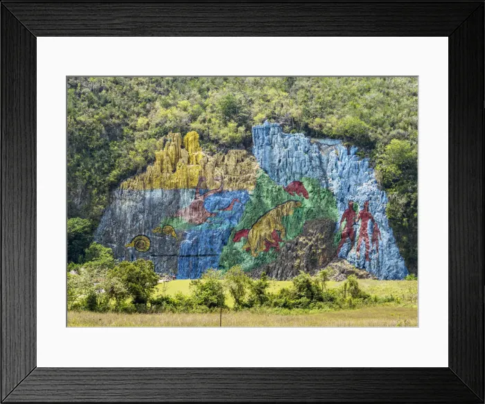 Framed Print : Mural of Prehistory, Vinales Valley, UNESCO World Heritage Site, Pinar del Rio Province Framed Print : Mural of Prehistory, Vinales Valley, UNESCO World Heritage Site, Pinar del Rio Province