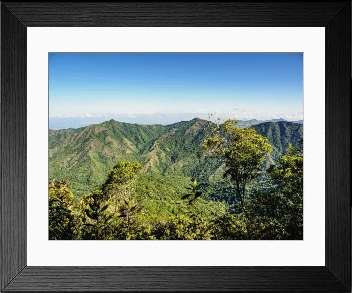 Framed Print : Landscape of Sierra Maestra, Granma Province, Cuba Framed Print : Landscape of Sierra Maestra, Granma Province, Cuba