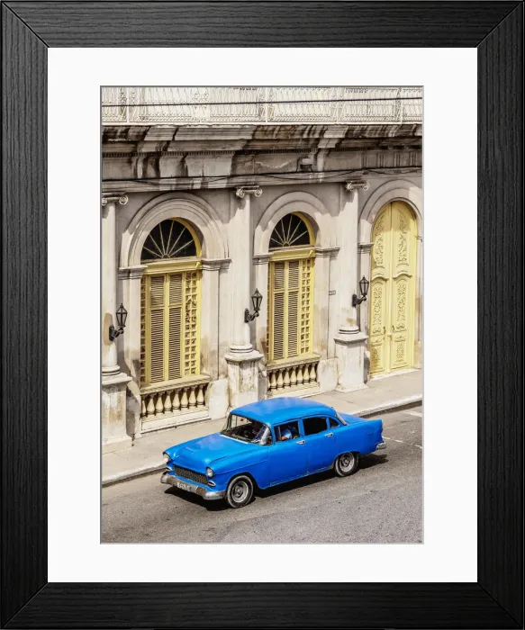 Framed Print : Vintage car at Libertad Square, elevated view, Matanzas, Matanzas Province, Cuba Framed Print : Vintage car at Libertad Square, elevated view, Matanzas, Matanzas Province, Cuba