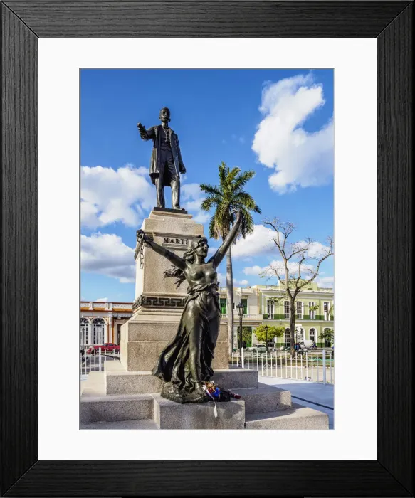 Framed Print : Jose Marti Statue, Libertad Square, Matanzas, Matanzas Province, Cuba Framed Print : Jose Marti Statue, Libertad Square, Matanzas, Matanzas Province, Cuba