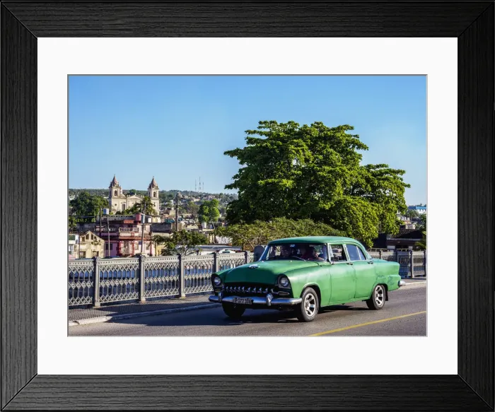Framed Print : Vintage Car passing the Bridge over Yumuri River, Matanzas, Matanzas Province, Cuba Framed Print : Vintage Car passing the Bridge over Yumuri River, Matanzas, Matanzas Province, Cuba