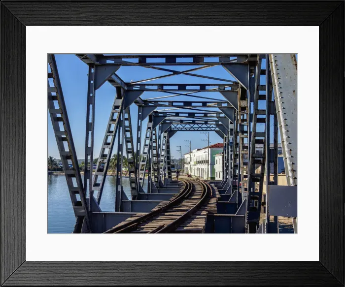 Framed Print : Railway Bridge over Yumuri River, Matanzas, Matanzas Province, Cuba Framed Print : Railway Bridge over Yumuri River, Matanzas, Matanzas Province, Cuba