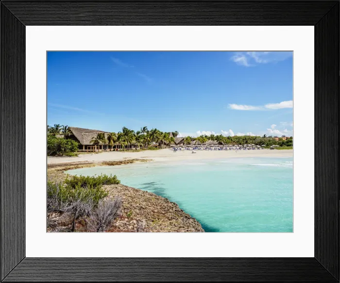 Framed Print : Beach in Varadero, Matanzas Province, Cuba Framed Print : Beach in Varadero, Matanzas Province, Cuba