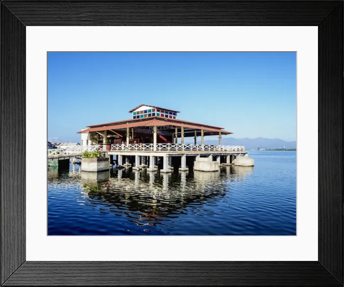 Framed Print : Club Nautico Restaurant, Santiago de Cuba, Santiago de Cuba Province, Cuba Framed Print : Club Nautico Restaurant, Santiago de Cuba, Santiago de Cuba Province, Cuba