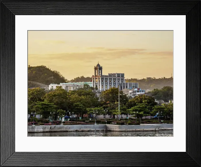 Framed Print : Nuestra Senora de los Desamparados Church at sunrise, Santiago de Cuba Framed Print : Nuestra Senora de los Desamparados Church at sunrise, Santiago de Cuba