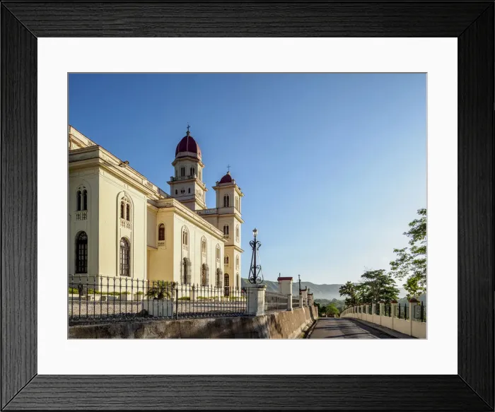 Framed Print : Nuestra Senora de la Caridad del Cobre Basilica, El Cobre, Santiago de Cuba Province