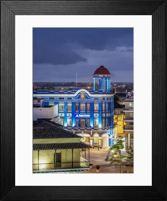 Framed Print : Convention Center Santa Cecilia at dusk, elevated view, Camaguey, Camaguey Province, Cuba Framed Print : Convention Center Santa Cecilia at dusk, elevated view, Camaguey, Camaguey Province, Cuba